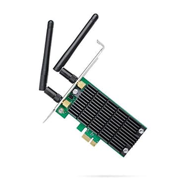 TP-Link Archer T4E PCIe Netzwerkkarte, Dualband WLAN AC1200, abnehmbare Antennen, Beamforming, MIMO, kompatibel mit Windows 11/10/8.1/8/7/XP
