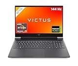 HP Victus Gaming Laptop | 16,1" FHD 144 Hz Display | AMD Ryzen 7-7840HS | 16 GB DDR5 RAM | 512 GB SSD | NVIDIA GeForce RTX 4060 | Windows 11 Home | QWERTZ Tastatur | schwarz