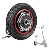 Elektroroller-Nabenmotor E-Scooter Nabenmotor, Scooter Motor mit Vollgummireifen 48V 800W Elektroroller Hinten Antriebsrad Reifen für Kugoo M4/M4PRO Elektroroller 10 Zoll Reifen Hinterradmotor