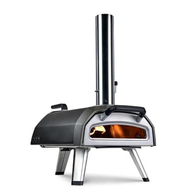 Ooni Karu 2 Multi-Brennstoff Tragbarer Outdoor Ofen Gas-/Holz-/Holzkohle für Grillen, Kochen und Backen – Pizza in 60 Sekunden fertig