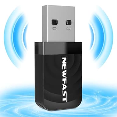 NEWFAST 1300Mbps USB WLAN Stick für pc,Dual-Band（2.4G/5G） WLAN Adapter PC,USB 3.0,MU-MIMO,Enthält CD-Treiber,Mini Design,Convenient to Carry,Only for Windows10/11/7/8/8.1,Mac OS 10.9-10.15