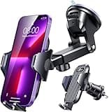 VANMASS 2025【Militär-Klasse】 Handyhalterung Auto Upgrade【Stärkste Saugnapf & Lüftungshaken】 4 in 1 Handy Halterung Auto 360° Drehbar Handyhalter Auto auf Armaturenbrett Scheibe für iPhone Samsung usw