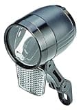 PROPHETE LED-Scheinwerfer – 100 Lux, Standlichtfunktion, Sensorautomatik, StVZO-zugelassen, für E-Bikes und Fahrräder, kompatibel mit Nabendynamo und 6V E-Bike-Akku, Abnehmbarer Reflektor