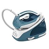 Tefal Dampfbügelstation Express Easy, 5,8 bar, Dampfstoß 350 g/Min., Dauerdampf 120 g/Min., Calc Clear-Technologie, Xpress Glide Bügelsohle, automatische Abschaltung, weiß/türkis, SV6131