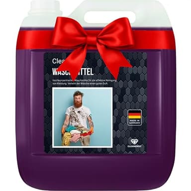 Cleanerist - Black Waschmittel flüssig für 350 Dunkelwäschen - 10l Flüssigwaschmittel Konzentrat für schwarze & dunkle Wäsche - XXL Vollwaschmittel mit Frischeduft für 20-95°C, statt Pods, Pulver