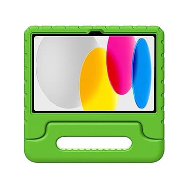 Brand.it iPad Hülle Kinder Learn.it - geprüft in Deutschland stossfest und robust aus Schaumstoff - ideal für Schule und Unterricht - Passend für iPad 10.2 Kinderschutzhülle grün