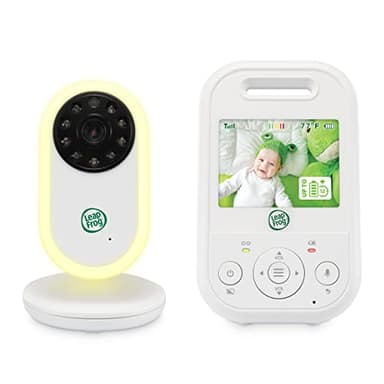 LeapFrog LF2423 Baby Monitor with Camera, Long Range, 2.8 Inch Video LCD Display, 2X Zoom, Temperature Sensor, Noise Activation Mode, Intercom, Long Battery Life, 720p