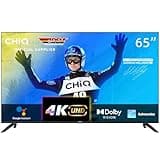 CHIQ 65 Zoll Smart Fernseher,4K UHD TV, Dolby Vision,Android 11,HDR10,DBX-tv, Quad Core,Chromecast,Bluetooth, Google Assistant,Netflix, Prime Video, HDMI/USB/CI+,WiFi,Triple Tuner(DVB-T2/T/C/S2)