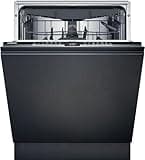 Siemens SX73EX02CE XXL-Geschirrspüler iQ300, vollintegrierte Spülmaschine mit Besteckschublade, 60 cm, HomeConnect, varioSpeed Plus, sideLight, flexKörbe, varioScharnier