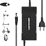YZPOWER 42V 2A Ladegerät für Elektroroller, E Bike Ladegerät für 36V Lithium-Ionen-Akku mit DC-Stecker 1 Loch 5,5 x 2,1 mm
