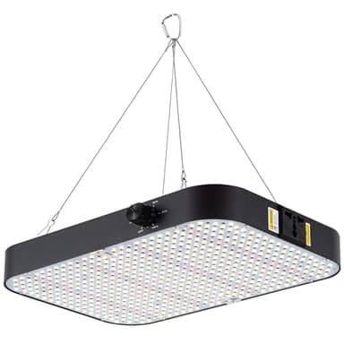 FECiDA 130 Watt LED Pflanzenlampe Dimmbar, 12000 Lumen LED Grow Lampe Vollspektrum mit Daisy Chain Funktion, 576 PSC LEDs Grow Light Perfekt für 60x60cm Growzelt Pflanzenwachstum