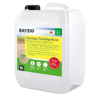 1 x 5 L Bayzid® Steinreiniger/Grünbelag Entferner Konzentrat gegen Moos, Algen und Grünbelag
