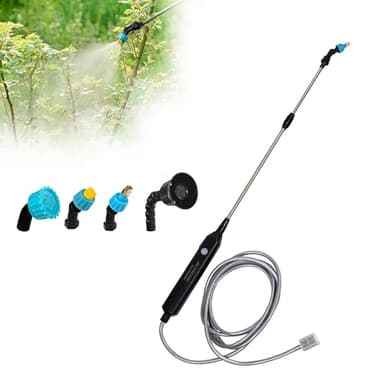 Mobiclinic®, Elektrisches Sprühgerät, 3M, 4 Austauschbare Düsen, 2 Leistungsstufen, 2 Bis 3 Stunden Autonomie, Ausziehbarer Stab 60–85 cm, USB, Ergonomischer Griff, Bewässerung und Reinigung, Profumig