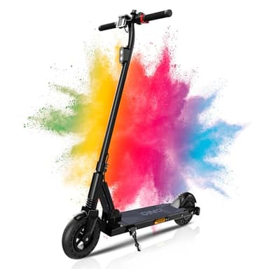QnQ E Scooter, 2026 8 Zoll Faltbarer Roller, 500 W/20 km/h Motor, 15 km Reichweite, pannensichere Wabenreifen, Kinder und Jugendliche.