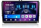 M.I.C. AV9-C Android 10 Autoradio mit navi Ersatz für VW Golf t5 touran Passat RNS RCD Skoda SEAT: Bluetooth 5.4 WiFi 6 9" IPS Bildschirm 2G+64G USB Carplay Android Auto zubehör DE/at/CH