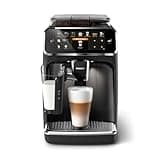 Philips Serie 5400 Kaffeevollautomat - Genießen Sie 12 Getränke, schnell reinigendes LatteGo, intuitives TFT-Display, anpassbare Kaffeeeinstellungen, erstklassiges Küchendesign (EP5441/50)