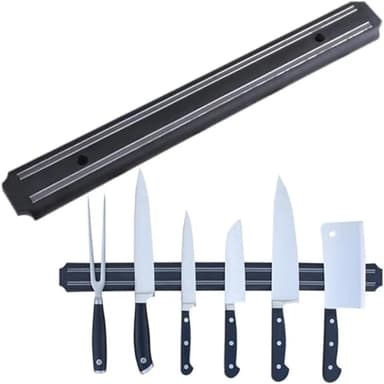 PARENCE.- Magnetischer Messerhalter 33 cm – Magnetischer Wandhalter aus Metall für Messer und Utensilien, platzsparende Aufbewahrung für Küche oder Garage