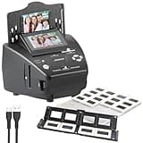 Somikon Diascanner: Foto-, Dia- & Negativscanner m. Display, ganz ohne PC, 2850 DPI, 20 MP (Photoscanner, Fotodigitalisierer, diascaner)