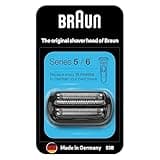 Braun Series 5 Elektrorasierer Scherkopf, ORIGINAL Ersatzscherteil vom Hersteller passend für Braun Herren Rasierer Series 5 und 6 (Modelle ab 2020), 53B, schwarz, 1er Pack