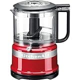 KitchenAid 5KFC35616 EER, Mini-Food-Processor, Großartig zum Hacken, Vorbereiten von Dressings und Saucen, Empire Rot