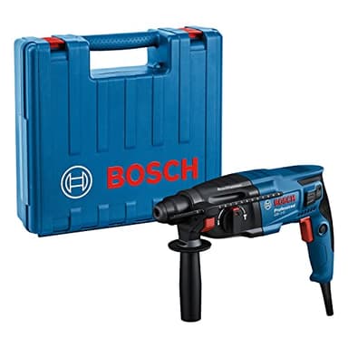 Bosch Professional Bohrhammer GBH 2-21 (mit SDS plus, inkl. Zusatzhandgriff, Maschinentuch, Tiefenanschlag, Handwerkoffer)