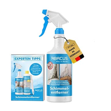 ABACUS® Schimmelentferner, Schimmelspray für Wand und Bad, Schimmelstop mit Langzeitwirkung, Schimmel-Blocker, Schimmel-Entferner, Anti-Schimmel – ABACUS Schimmelentferner 750 ml (4378)