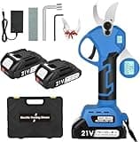 SHAVINGFUN Professionelle Elektrische Gartenschere,Akku Astschere,MAX 30mm Schnittdurchmesser Gartenschere Elektrisch mit 2 * 2000mAh Akkus Astschere