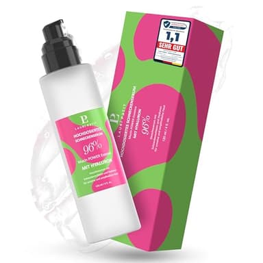 Lauri Petit® Schneckenserum – 96% hochdosierter Schneckenschleim mit Hyaluron – Korean Skincare Snail Mucin Face Cream – Gesicht Creme Schnecken Serum Anti Aging – Koreanische Schneckencreme (120ml)