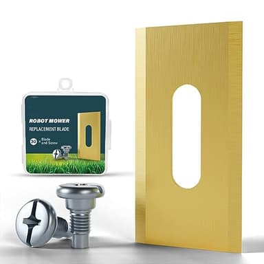 30Stück Mähroboter Ersatzmesser, Langloch Klingen Kompatibel Mit Husqvarna/Automower/Gardena, Ersatzklingen Für Roboter Rasenmäher,Universell Roboter Rasenmäher Klingen,Roboter Rasenmäher Messer (Far