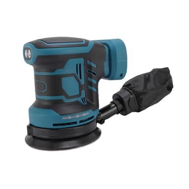 Weytoll Akku-Exzenterschleifer, 125 mm Exzenterschleifer Passend für Makita 21 V Akku, 19000 rpm Bürstenlosen Motor, Staubbeutel, (ohne Akku und Ladegerät)