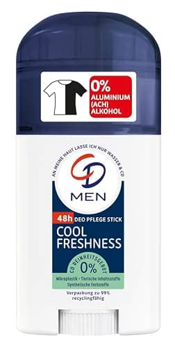 CD Deo Pflege-Stick Men Cool Freshness 40 ml/ohne Alkohol und ohne Aluminium/geeignet für 48h Std. Schutz
