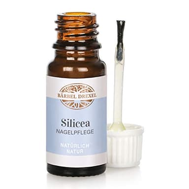 Nagelöl Silicea Nagelaufbauserum & Nagelpflege (10ml) Schutz & Stärkung Nagelhaut + Spendet Feuchtigkeit mit Kamillenöl, Brüchige Nägel Treatment Nail Repair Gel Nagelhärter BÄRBEL DREXEL®