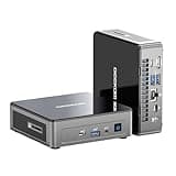 GEEKOM Mini PC Air 12 mit Intel Twin Lake N150(bis zu 3,6 GHz), 16 GB DDR5 4800MHz RAM 512 GB PCIe 3x4 SSD, Mini PC Windows 11 Pro Unterstützung 4K UHD(HDMI+DP 1.4), WiFi 6, BT 5.2, mit SD-Steckplatz
