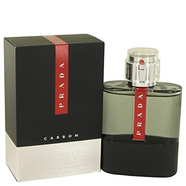 PRADA Luna Rossa Carbon 100ml/3.4oz Eau De Toilette Spray Men Cologne Fragrance