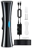 DVB-T/DVB-T2-Antenne Antenna 620+KM DVBT2 Antenne mit Verstärker Innen,2025 Neueste Digitale Antenne für TV Innen/Außen mit Verstärker Signalverstärker,Geeignet für 4K 1080P&Alle TV-Geräte-