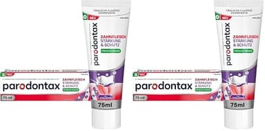 Zahnpasta parodontax Zahnfleisch Stärkung & Schutz, klinisch nachgewiesener Zahnfleisch-Schutz, hilft bei der Stärkung & dem Schutz des Zahnfleischrands für gesundes Zahnfleisch, frische Minze, 75 ml