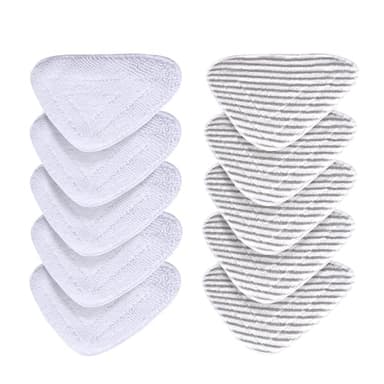 YANGYUQI 10 Stück für Vileda Steam Plus Dampfreiniger Ersatzbezüge, für Vileda Dampfreiniger Ersatzbezug aus Mikrofaser, für Vileda Dampfreiniger Ersatzbezüge, Maschinenwaschbar