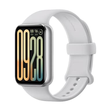 XIAOMI Smart Band 9 Pro Moonlight Silver – 1.74 Zoll AMOLED, 1200 nits Helligkeit, 21 Tage Akku, 150+ Sportmodi, 5ATM Wasserfest, GNSS, Herzfrequenz & SPO₂-Sensor, Bluetooth 5.4, 60Hz Refresh