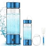 Wasserstoff-Wasserflasche, C-Typ wiederaufladbare Wasserstoff-Wasserflasche Generator, drei Minuten schnelle Elektrolyse, 460ml tragbare Wasserstoff-Wasser-Generator, geeignet für Büro, Alltag, Reisen