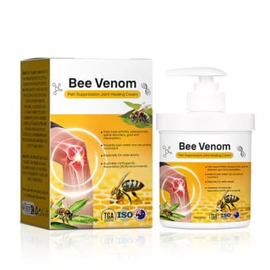Bienengiftsalbe 100g - Bienengift Creme,Creme bei Gelenkschmerzen & Arthrose - Schnelle Schmerzlinderung für Knie, Nacken, Rücken