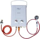 TTulpe TTOUHD650W HD-6 P50 White Tragbarer Gasdurchlauferhitzer, 3 V, Weiß