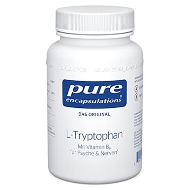 Pure Encapsulations - L-Tryptophan - Aminosäuren - Mit Vitamin B6 Für Normale Funktion von Psyche und Nerven - 60 Kapseln