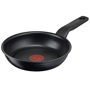 Tefal Titanium Force Pfanne 20 cm, langlebige Antihaftbeschichtung, Thermo-Signal Temperaturindikator, verbesserte Induktion, Schüttränder, stabiler Griff, Töpfe und Pfannen, Made in France, G3030232