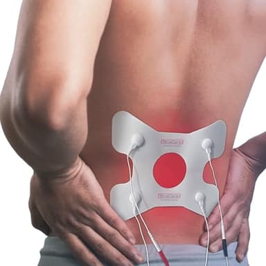 TensCare TENS & EMS-Elektroden zur Linderung von Rückenschmerzen, Hochleistungs-Hydrogel, 20-fach wiederverwendbar, kompatibel mit allen Geräten, sicher und effektiv für den oberen und unteren Rücken