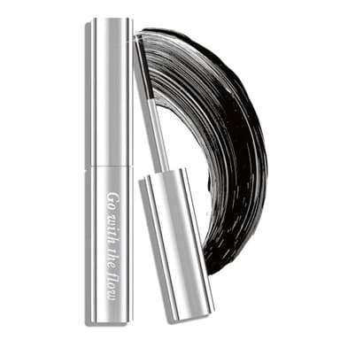 Prreal Metal Mascara - Long Lasting, Non-Clumping, Flake-Proof, Bristleless with Smudge-Proof Wand - 01 Black