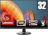 Lenovo D32u-45 | 31,5" 4K Monitor | 3840x2160 | 60Hz | 250 nits | 4ms Reaktionszeit | VA-Panel | HDMI | DisplayPort | entspiegelt | 6,3kg | schwarz