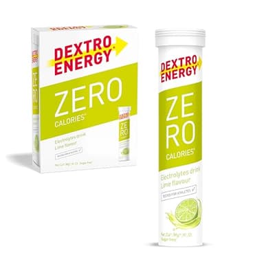 Dextro Energy - Elektrolyte ohne Zucker - Lime Flavour - 1141 mg Elektrolyte, 60 Brausetabletten für Alltag und Sport, Magnesium, Calium, Calcium, Chlorid, Natrium, zuckerfrei, 3er Pack