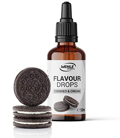 Flavour Drops zuckerfrei 50ml - Flavdrops Geschmackstropfen ohne Kalorien - Flavor Drops als Tropfen für Quark, Porridge, uvm - Aromatropfen zum Süßen ohne Zucker von Wehle Sports