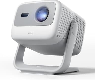 JMGO N1S GTV Tragbarer Triple Laser Beamer, 4K-Unterstützung, 1080P FHD, 850 ISO Lumen, Offizielles Netflix, HDR10, Gimbal-Autokorrektur, 200" 3D-Heimkino-Projektor, 2×5W Dolby Digital Lautsprecher