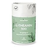 L-Theanin mit Magnesium | 500 mg pro Kapsel | 180 Kapseln | hochdosiert | Entspannung für Geist & Körper | plastikfreie Verpackung